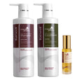 KIT SHAMPOO-ACONDICIONADOR Y ACEITE REPARADOR DE MACA