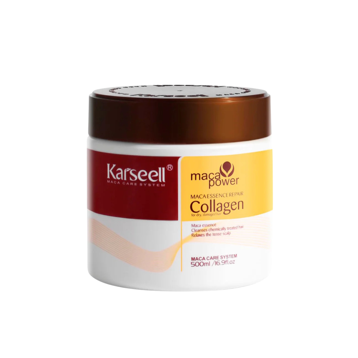 MÁSCARA RECONSTRUCTORA DE MACA Y COLÁGENO KARSEELL 500 ML