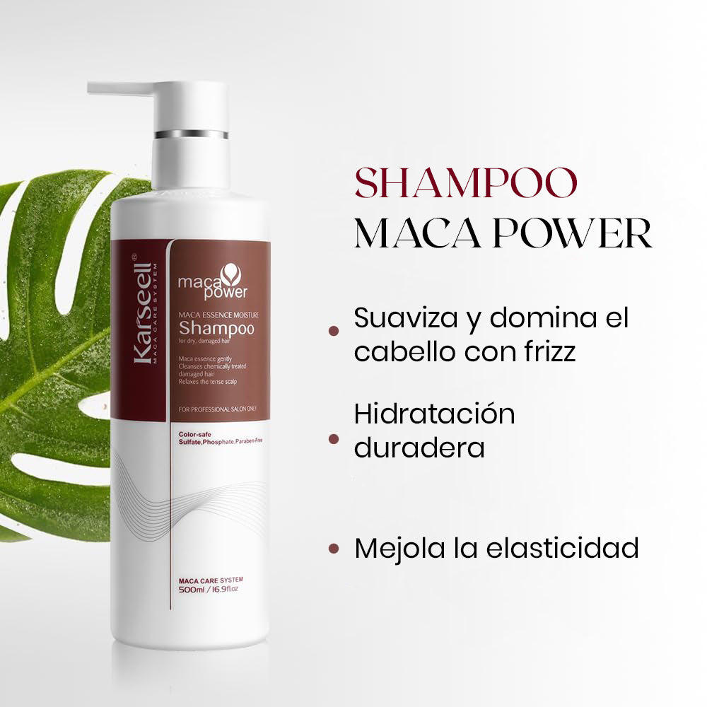 KIT SHAMPOO-ACONDICIONADOR MACA X500ml