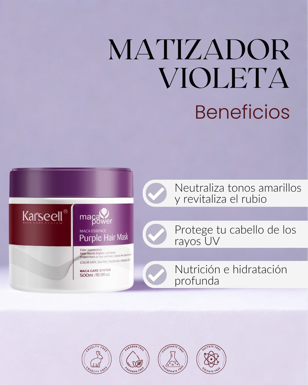 MASCARA TONALIZADORA SILVER Y RUBIOS