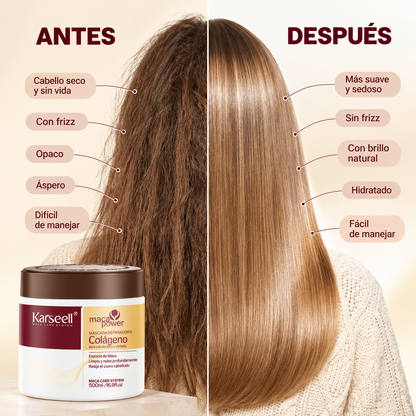 MÁSCARA RECONSTRUCTORA DE MACA Y COLÁGENO KARSEELL 500 ML